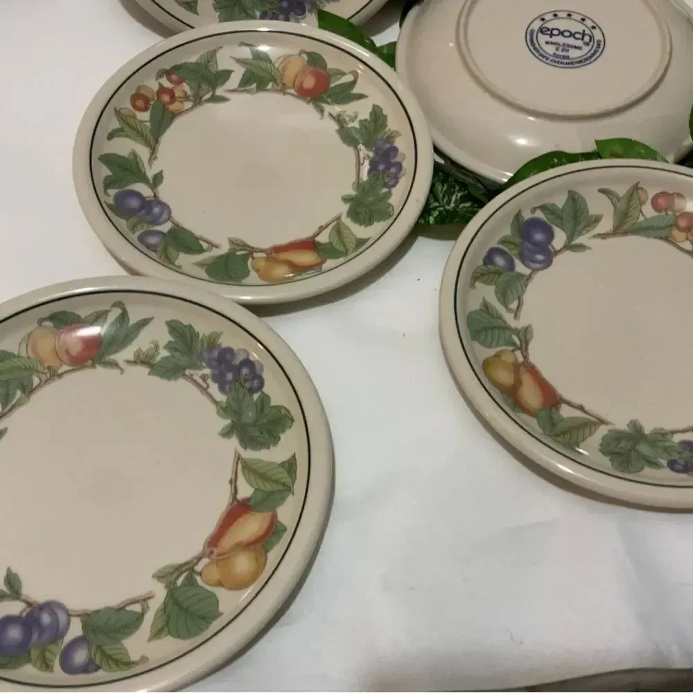 Epoch by Noritake Salad Plates 7.5”wholesome Korea E 211 Set Of 5 A14